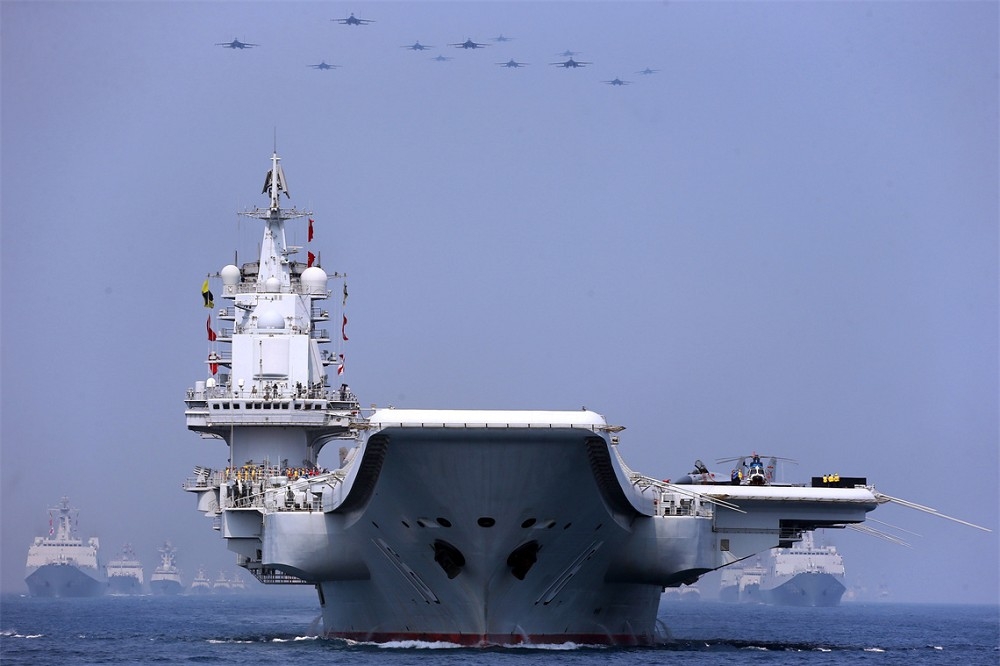 中國近年迅速擴張海軍規模，引起美國與盟邦警惕。（取自中國軍網）