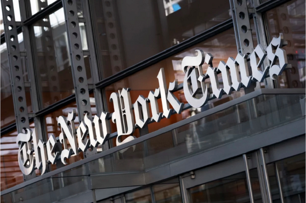 傳紐約時報將獲得Google投資，其新聞內容也將展示在Google部分平台。（美聯社）