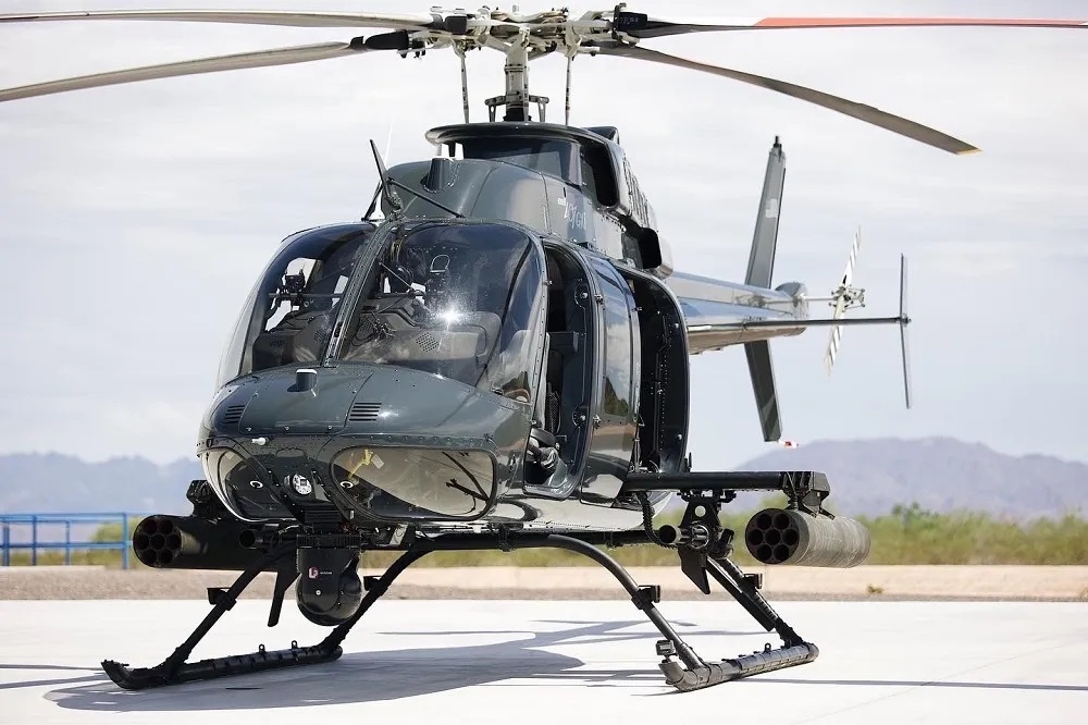MCAS 407武裝套件能讓Bell 407從一般民用轉變成軍用直升機。（Dillon Aero）