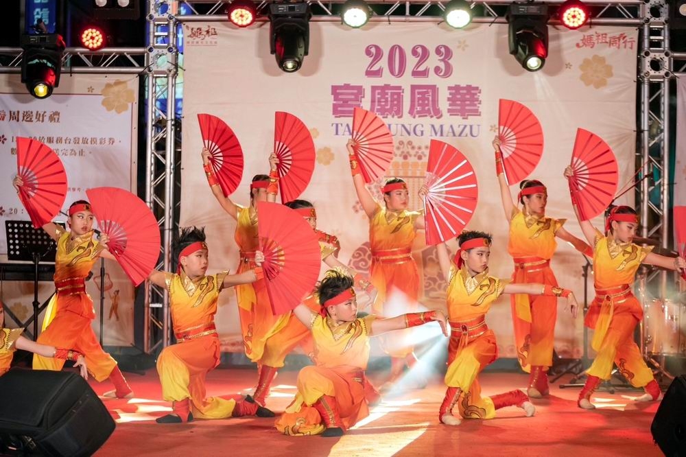 台中媽祖國際觀光文化節熱鬧開演中。（文化局提供）