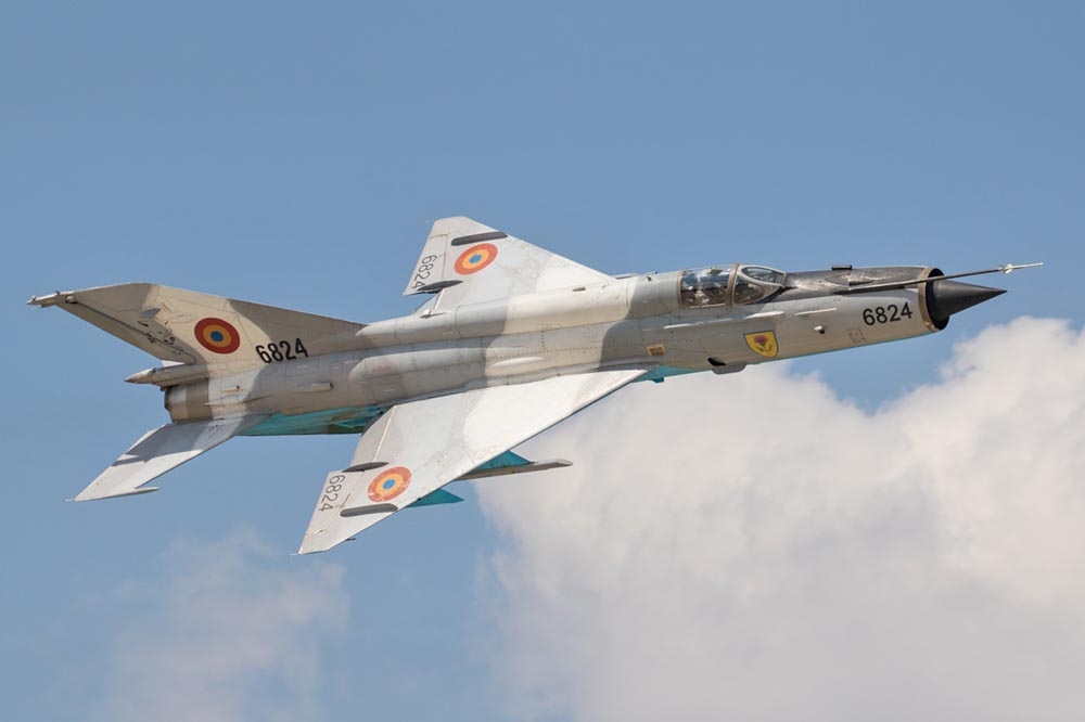 羅國空軍MiG-21 LanceR戰機完成現代化升級後，也服役超過20年。（讀者Tsungfang Tsai提供）