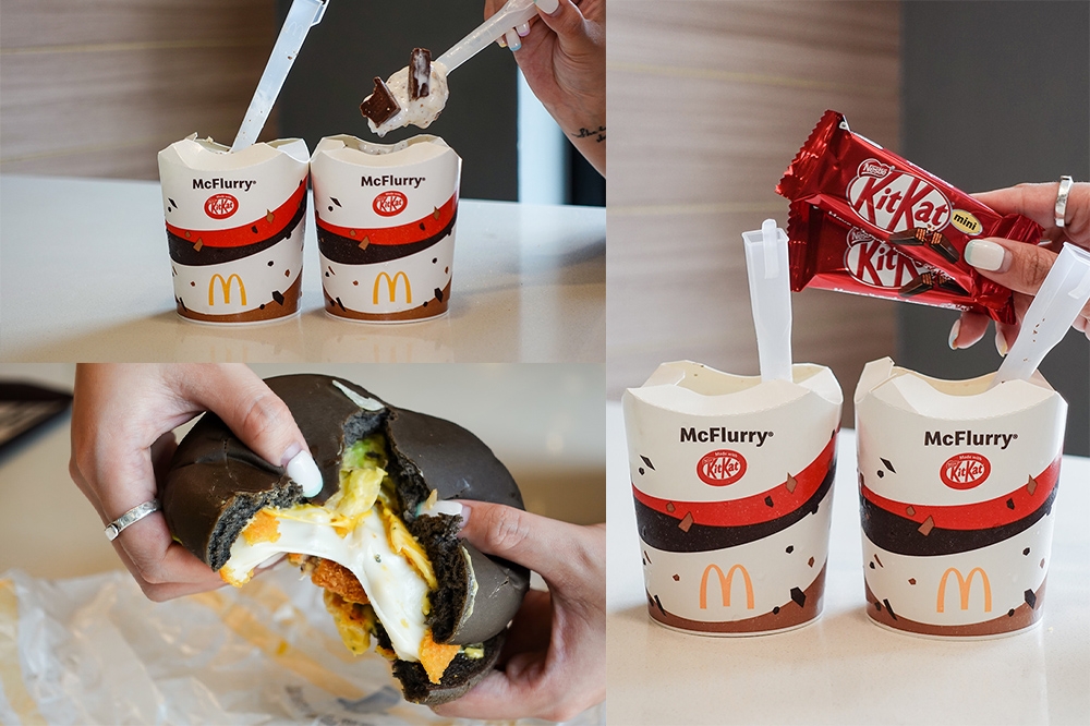 前陣子 日本麥當勞「KitKat 冰炫風」想必燒得大家心癢癢，而現在 台灣麥當勞 也準備開賣囉（蕭芷琳攝）
