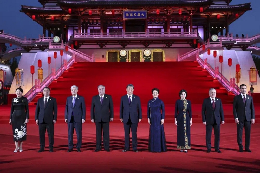 中國中亞峰會從本質到敘事都以「大唐盛世」規格進行現代重現。（美聯社）