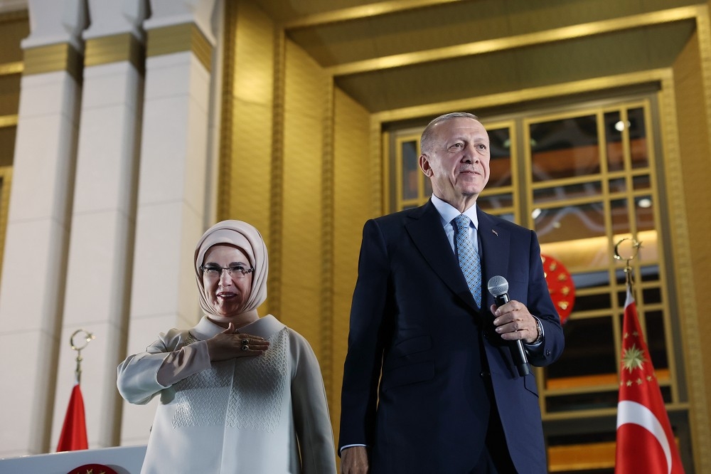 土耳其28日舉行總統決選，保守派現任總統艾爾段成功連任。（取自艾爾段推特）