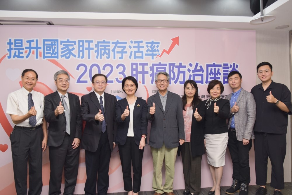 上報與台灣肝病醫療策進會合作舉辦「提升國家肝病存活率！2023 肝癌防治座談」。（楊約翰攝）
