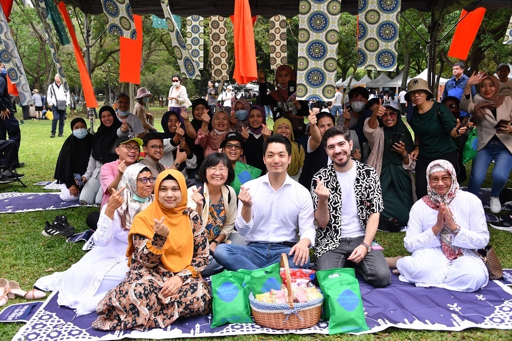 北市舉辦開齋節與穆斯林朋友一同歡慶開齋。（台北市政府提供）