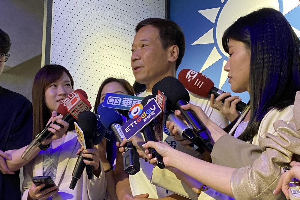 台北市議員鍾小平強調「有信心可以勝選」。（沈粲家攝）