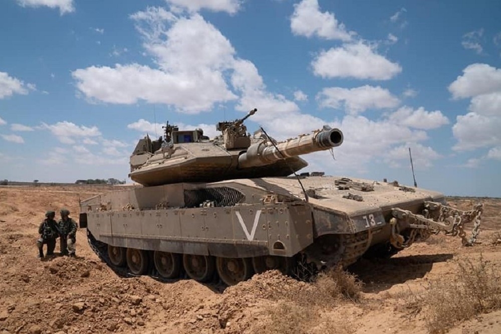 以軍「馳車式」主戰車式專為自身國情設計，因此具備不少獨特之處。（取自IDF）