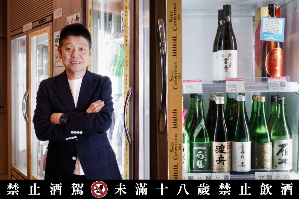 長谷川酒店的社長「長谷川浩一」，日前於東京麻布十番的分店接受《上報》的獨家專訪。（洪卉琳攝）
