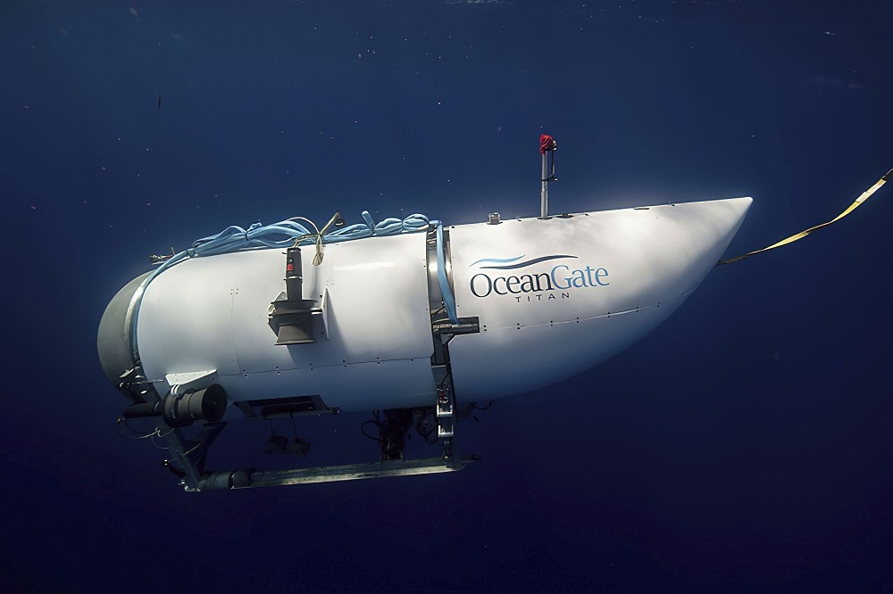泰坦號內氧氣只剩40個小時，救援行動並不樂觀。（美聯社）