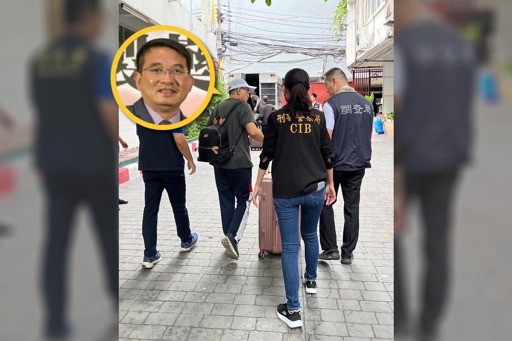 康友-KY前董事長黃文烈日前潛逃至泰國遭逮捕，今天下午遣返回台。（合成照片／翻攝畫面）