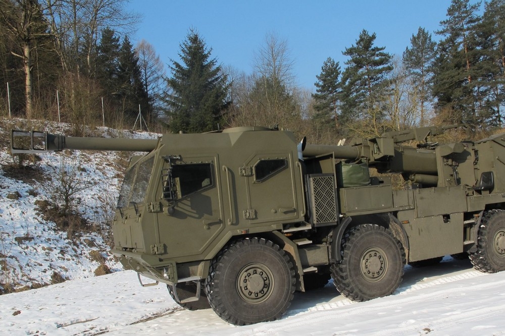 烏克蘭將與斯洛伐克合作開發新式輪型自走砲。圖為EVA輪型自走砲。（取自「Konstrukta」公司）