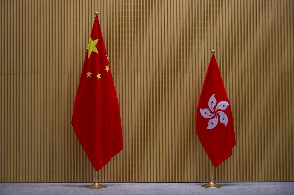 香港的自治權受到中國大規模壓縮，讓美國國會考慮關閉駐美辦事處。（美聯社）