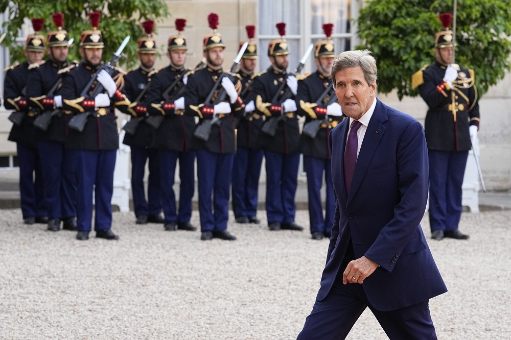 美國氣候特使凱瑞（John Kerry）將於16日至19日訪問中國。（美聯社）