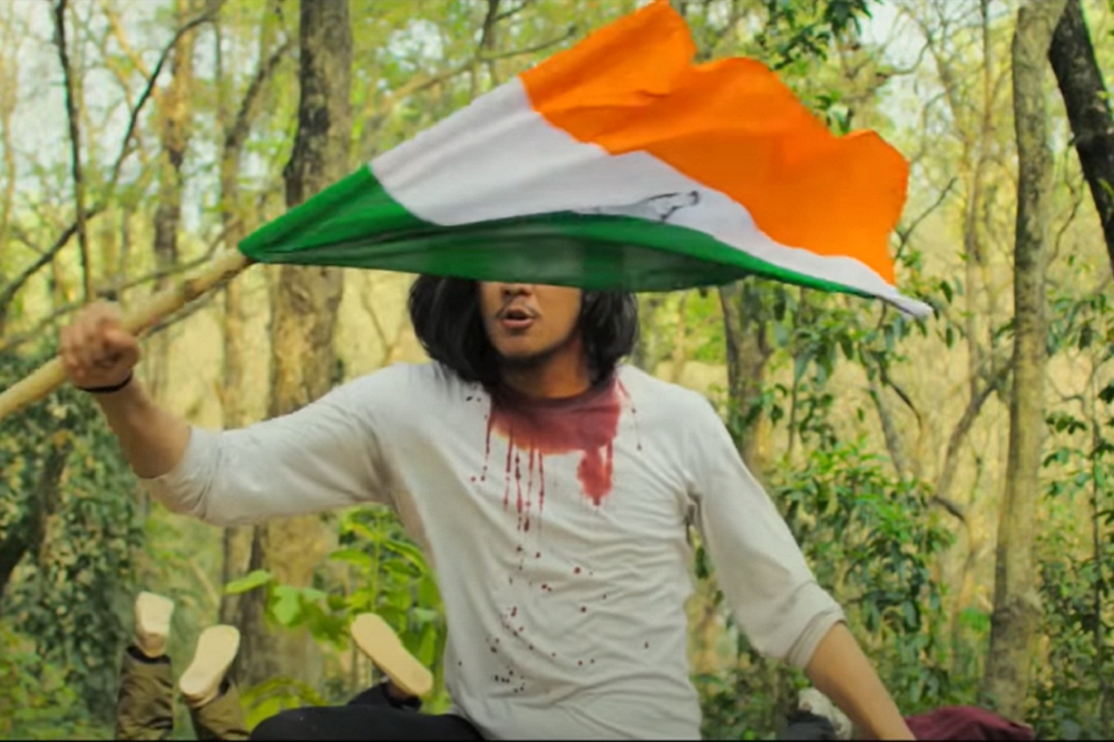 中印關係緊張，印度近來也開始出現煽動愛國情緒的電影。（截自「印度人」電影預告片）