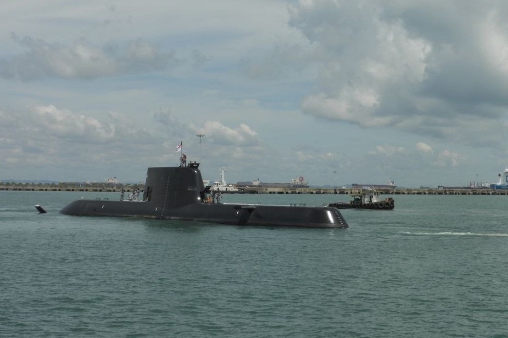 新加坡首艘自德國返抵國門的無敵級潛艦是第二艘「完美號」，首艦「無敵號」則仍留在德國，訓練潛艦官兵。（取自MINDEF）