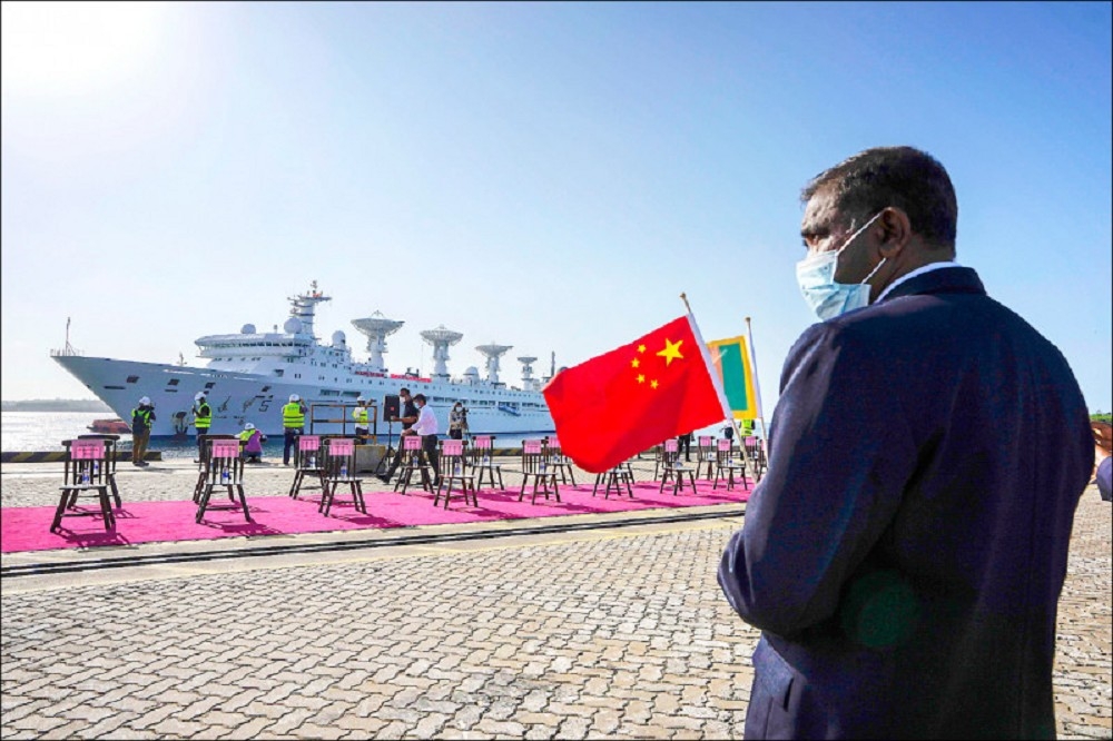 斯里蘭卡漢班托塔港已形同割讓給中國。（美聯社）