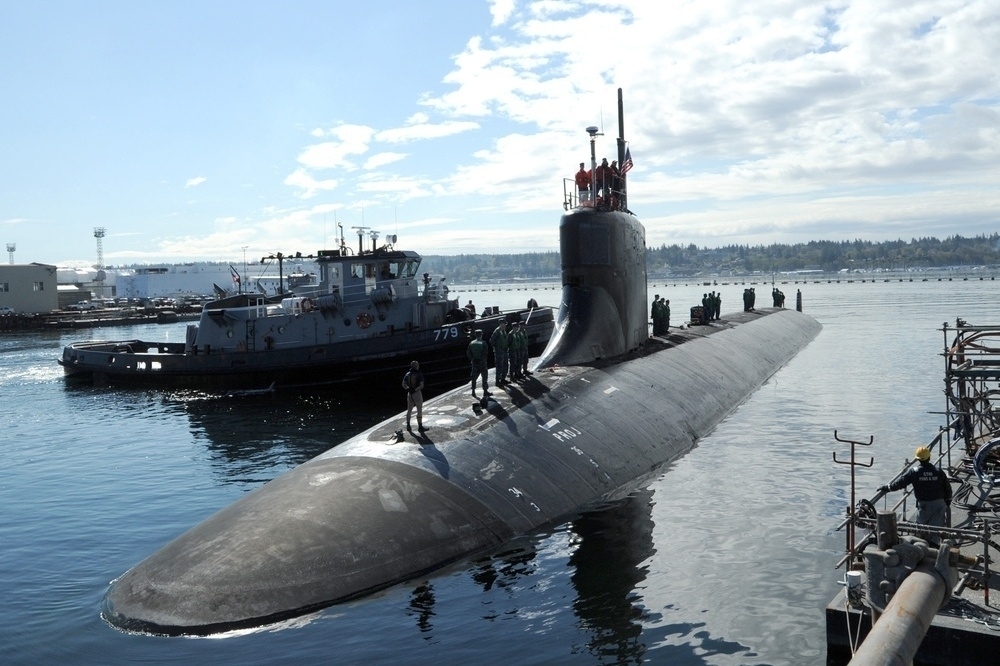 美國海軍現役海狼級潛艦「康乃狄克號」之前曾在南海發生意外事故，意外暴露美國的核動力潛艦已在南海活動外。（取自DVIDS網站）