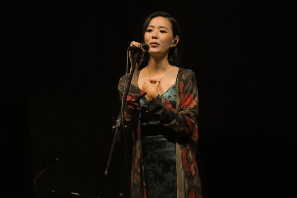 安溥在北流舉辦「時寐」演唱會，也是她今年3月，因突發性頸椎破裂、緊急入院手術後，所舉辦的第一場個人演唱會。（洋約翰攝）