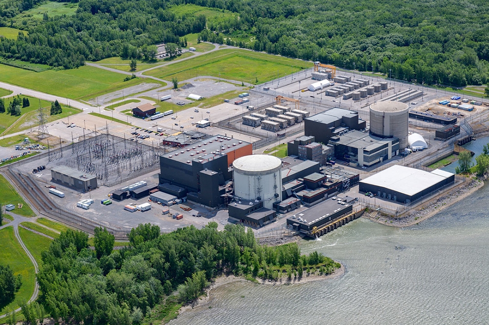 魁北克省考慮重啟該省唯一一座核能發電廠。（取自@hydroquebec）