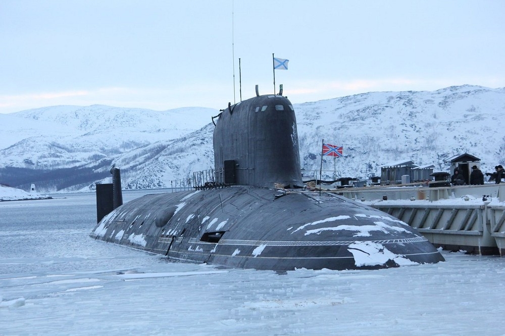 亞森級核子攻擊潛艦首艘「北德文斯克號」，2021年10月已成功試射「鋯石」極音速飛彈。（取自俄國國防部）
