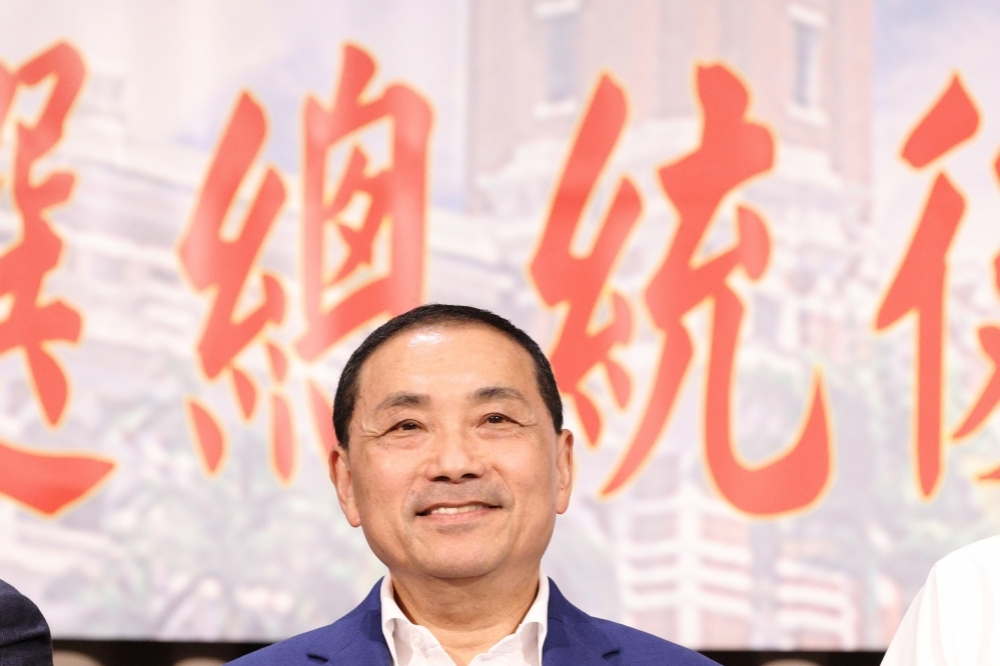 侯友宜最近嘲諷賴清德：「有台獨路徑，也有台獨地圖，還有台獨GPS導航」。（攝影：陳愷巨）