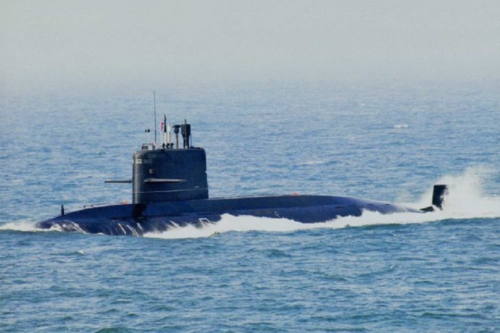 網傳解放軍093型核潛艦失事，始作俑者「路德社」與中國商人郭文貴關係密切。圖為解放軍潛艦。（取自微博）