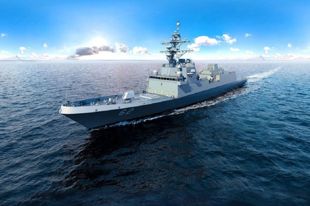 海軍輕型巡防艦經海軍內部評選後，交由美國Gibbs & Cox公司來設計海軍輕型巡防艦艦體載台，該艦外觀類似美國星座級巡防艦縮小版。圖為USS Constellation FFG-62。（取自美國國防部官網）