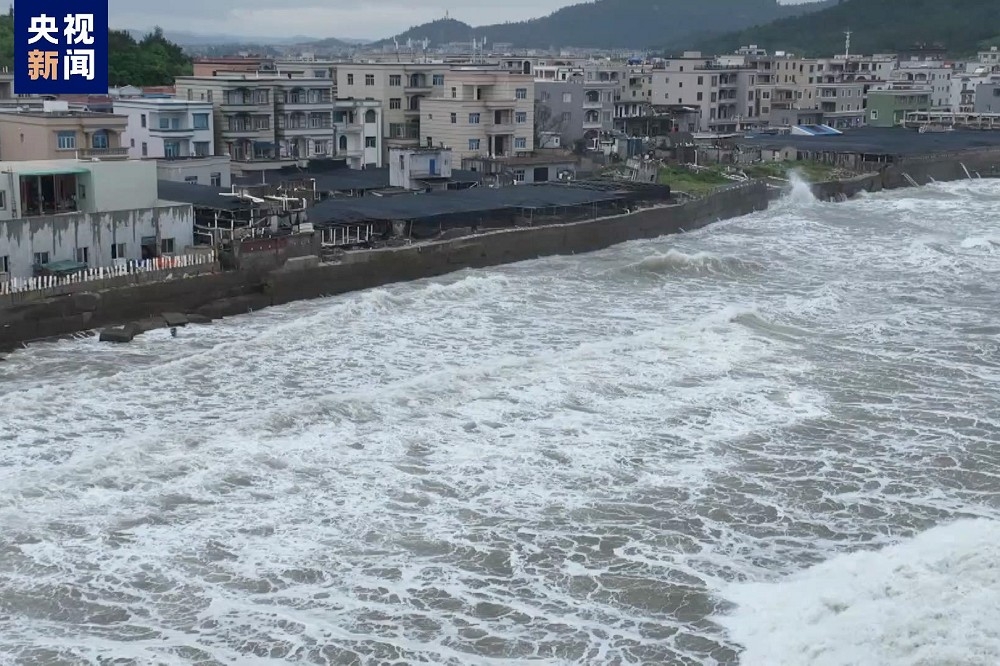 颱風蘇拉即將登陸，中國廣東、福建兩省擔心造成嚴重災損，如臨大敵嚴陣以待。（取自澎湃新聞）