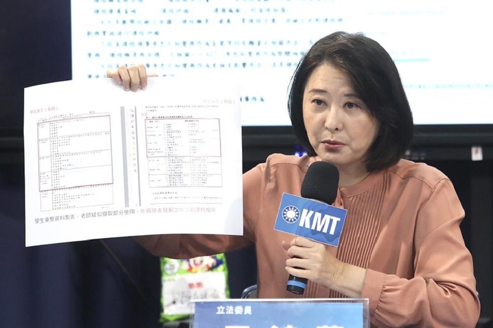 王鴻薇宣稱她根本不認識基泰的董事長、總經理，這可能性的確是存在的。（攝影：王侑聖）