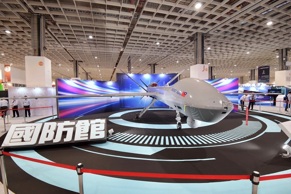 「2023年台北國際航太暨國防工業展」，國防館共展出54項武器裝備及研發成果。（張哲偉攝）