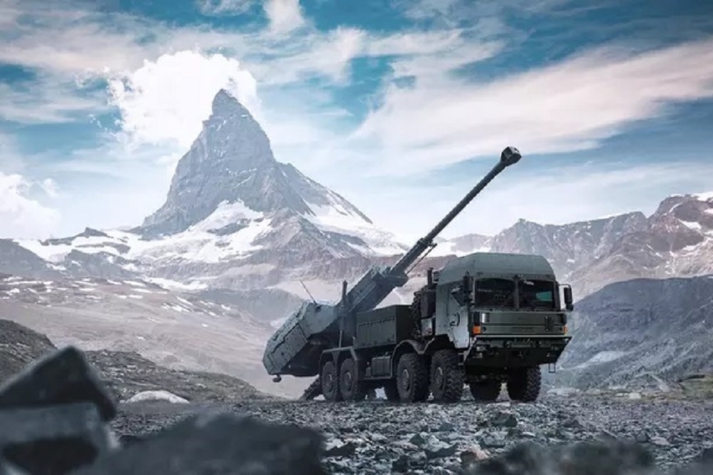 瑞典簽約採購新一批「射手式」自走砲，補充援烏後形成的戰力空缺。（取自貝宜公司網站）