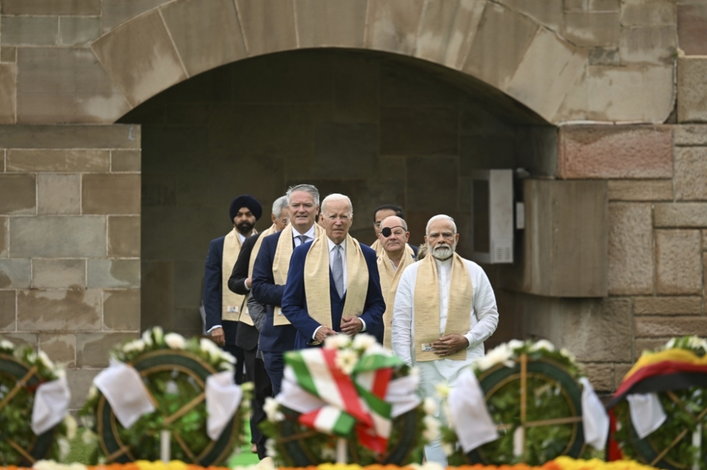 從此次印度新德里G20峰會中可以觀察到，印度有向美國靠攏的趨勢。（美聯社）