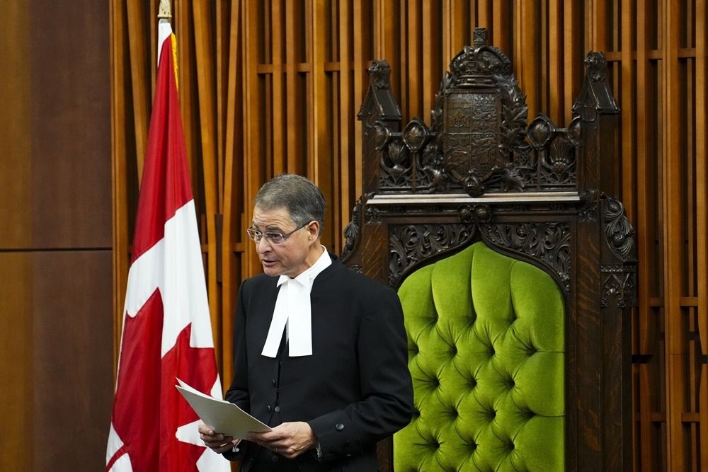 加拿大下議院議長羅塔因烏龍讚揚納粹份子是英雄，26日宣布辭職。（美聯社）