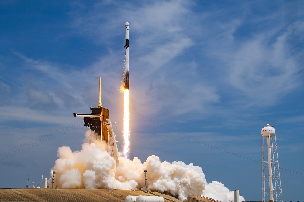 馬斯克旗下SpaceX公司推出的「星盾」服務，獲得首份美軍合約。（取自SpaceX社群平台X帳號）