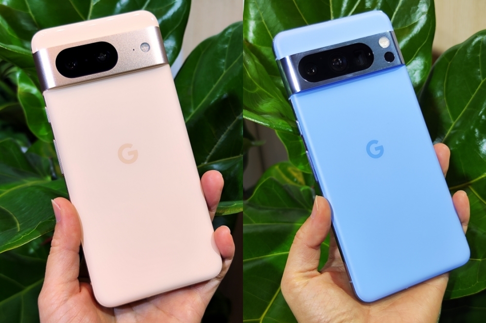 Google 全新旗艦手機 Pixel 8、Pixel 8 Pro 在台上市（林冠伶攝）