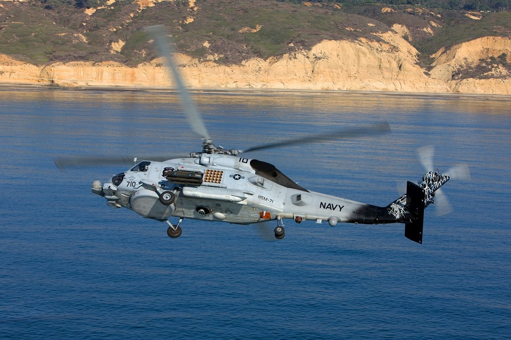 西班牙海軍8架MH-60R直升機購案正式簽約，預計在2027年完成交付作業，圖為美國海軍同型機種。（取自洛馬集團網站）