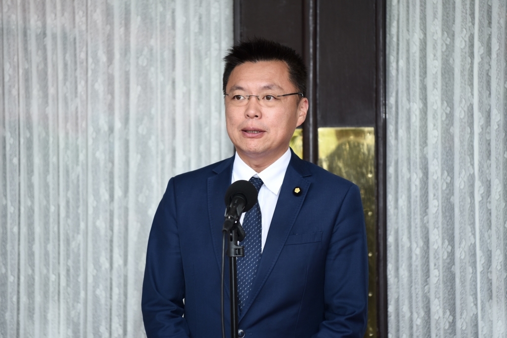 趙天麟遭踢爆婚外情，趙天麟出面回應表示，當時已經獲得她原諒。（資料照片／張哲偉攝）