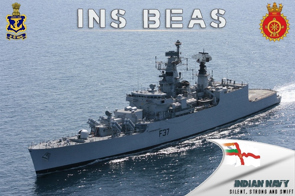 印度国防部拍板决定「比亚斯号」巡防舰进行中期升级计划，尚未决定另外2艘姊妹舰是否比照办理。（取自印度海军）(photo:UpMedia)