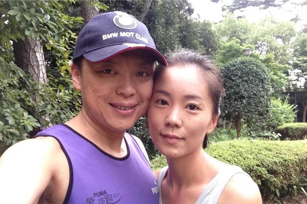 趙天麟被爆婚變中國籍女子，許多親暱照被流出。（取自白色力量聯盟臉書粉專）