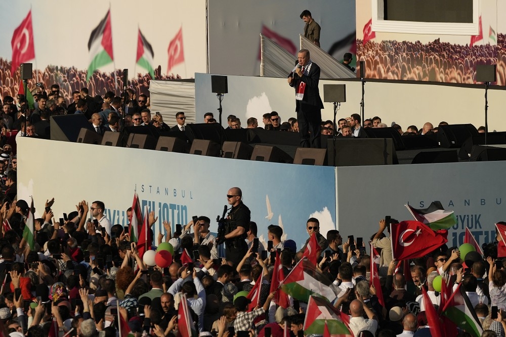 土耳其总统艾尔段抨击以色列犯下「战争罪」。（美联社）(photo:UpMedia)