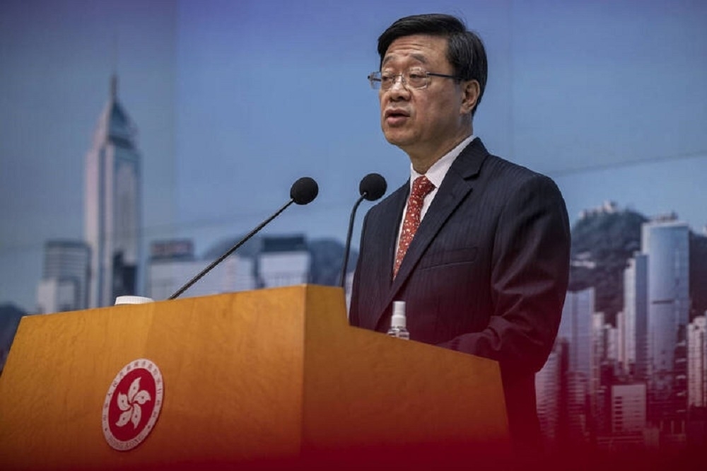 李家超「由于日程事宜」，未能代表香港出席APEC峰会，专家认为是「美中协商结果」。（资料照片／美联社）(photo:UpMedia)