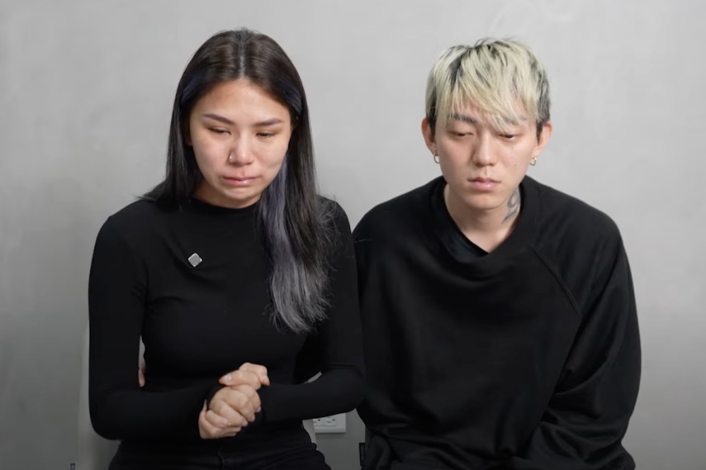 蕾菈與夫湯宇昨天（7日）晚間也發出道歉影片。（擷自我是蕾菈I'm Lyla YT）