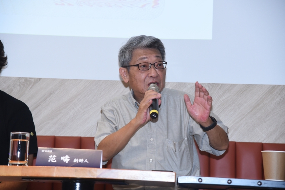 台灣知名政略作家范疇於6日病逝，享壽68歲。（資料照片／楊約翰攝）