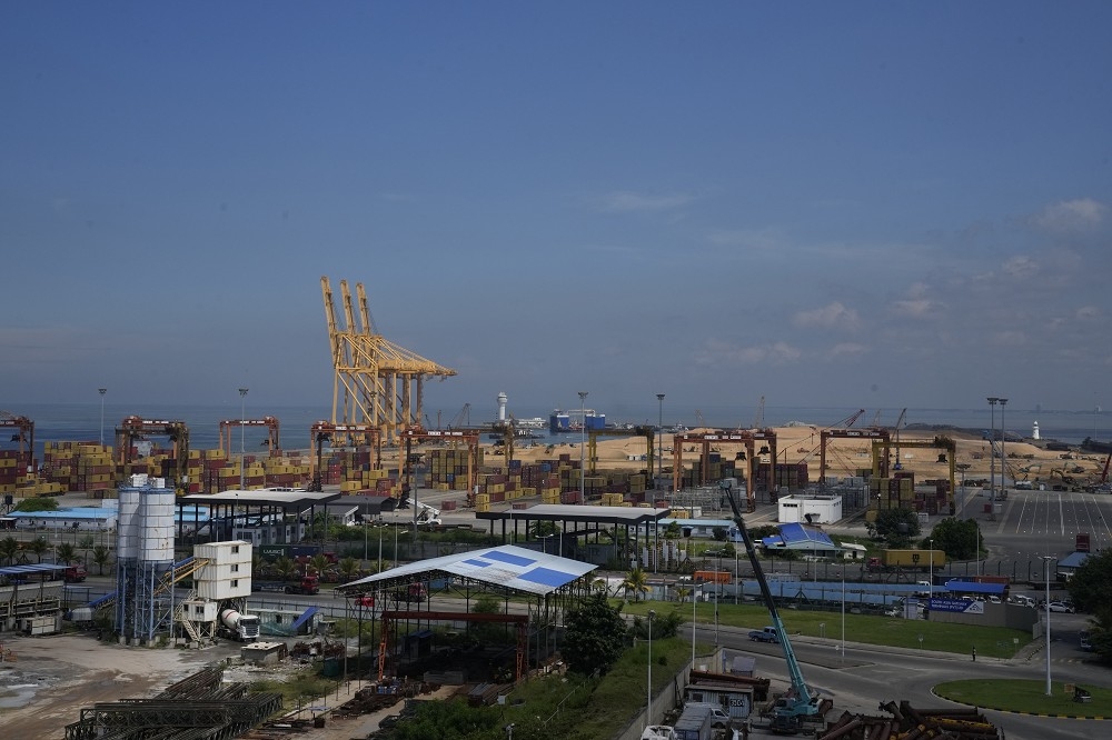 美國宣布投資可倫坡港5.53億美元，與中國較勁意味濃厚。圖為可倫坡港。（美聯社）