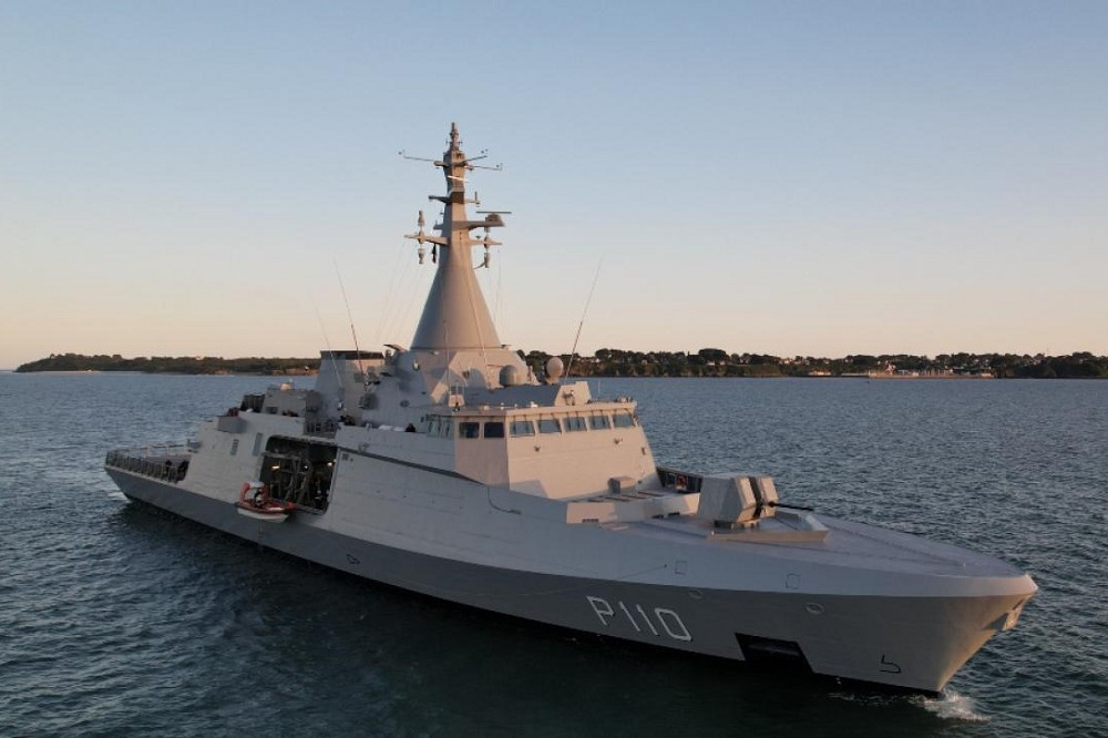 阿拉伯聯合大公國採購的追風級「巴尼亞斯號」巡邏艦，10月23日已啟程返國。
