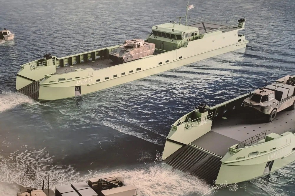 Birdon Group提出的「中型濱海機動艦」設計概念圖。（取自Naval News）