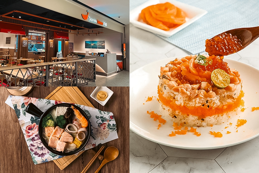 由美威鮭魚一手打造，全台最大「鮭魚餐酒館」在 新莊宏匯廣場！（美威鮭魚提供）