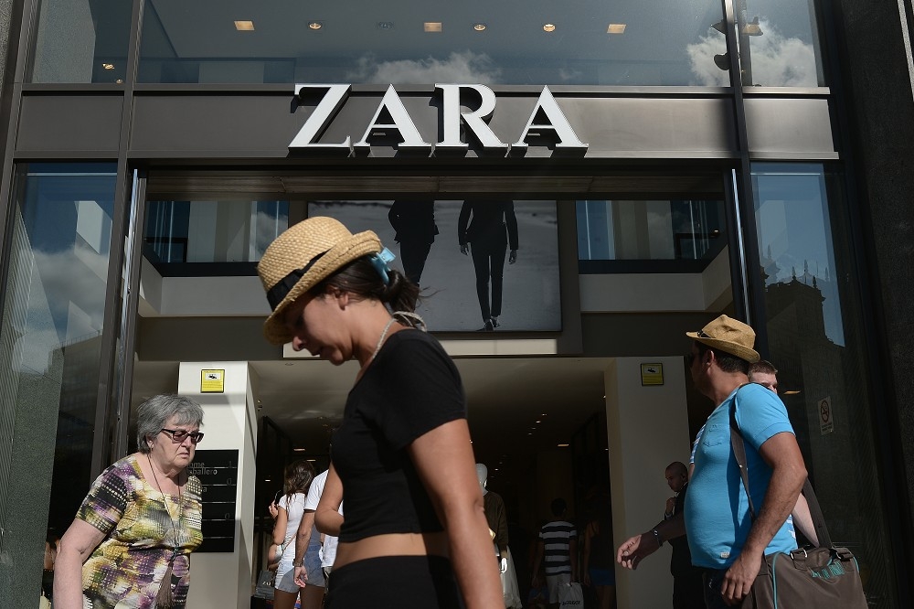 西班牙服飾品牌ZARA的廣告引發爭議。（美聯社）