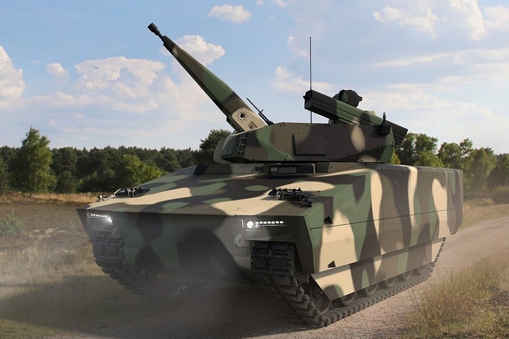 各類無人機改變現代戰場面貌，匈牙利要求萊茵金屬開發KF41野戰自走防砲系統。（取自萊茵金屬）